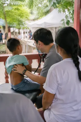 Compassionate Medical Mission Clinic Care Outdoors