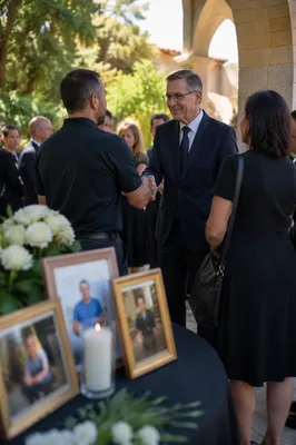 Outdoor Church Memorial Tribute and Support