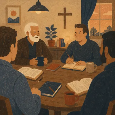 Men’s Bible Study Fellowship Discussion