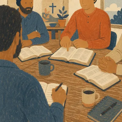 Men’s Bible Study Fellowship Around Table