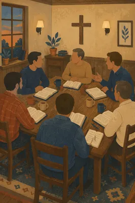 Men’s Bible Study Fellowship Discussion