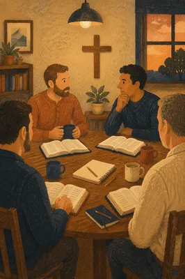 Men’s Bible Study Fellowship Discussion