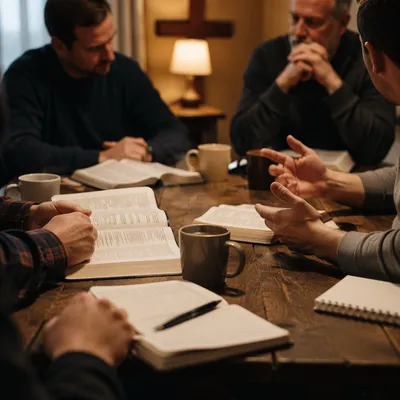 Men’s Bible Study Fellowship Discussion