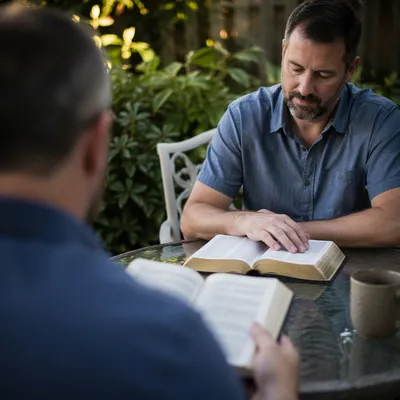 Men’s Outdoor Bible Study Discussion