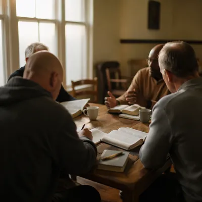 Men’s Bible Study Fellowship Discussion