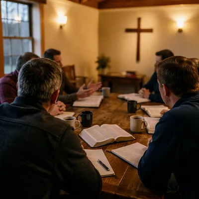 Men’s Bible Study Fellowship Discussion