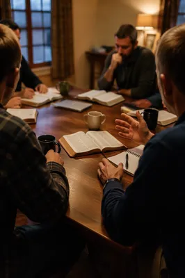 Men’s Bible Study Fellowship Discussion