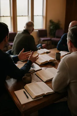 Men’s Bible Study Fellowship Discussion