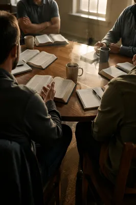 Men’s Bible Study Fellowship Discussion