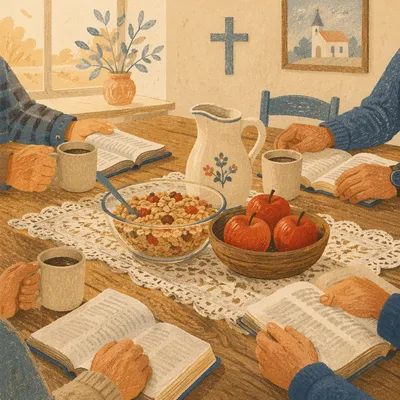 Mens Breakfast Bible Study Table Fellowship