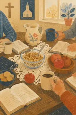 Mens Breakfast Bible Study Table Fellowship