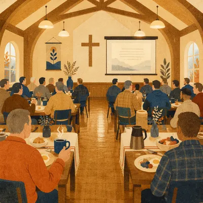 Mens Breakfast Fellowship in Church Hall