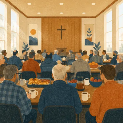 Mens Breakfast Fellowship in Church Hall