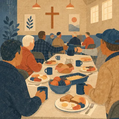 Mens Breakfast Fellowship in Church Hall