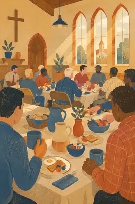 Mens Breakfast Fellowship in Church Hall