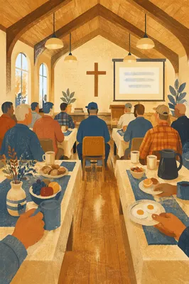 Mens Breakfast Fellowship in Church Hall
