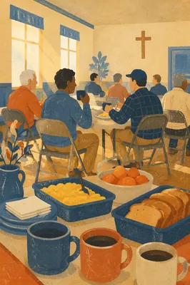 Mens Breakfast Fellowship in Church Hall