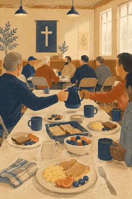 Mens Breakfast Fellowship in Church Hall