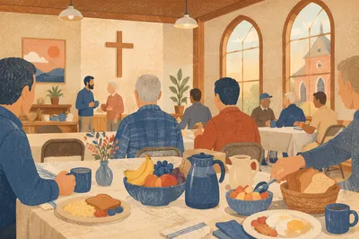 Mens Breakfast Fellowship in Church Hall