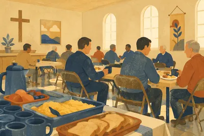 Mens Breakfast Fellowship in Church Hall