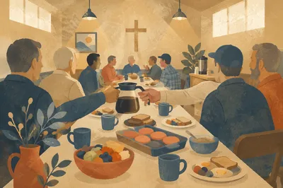 Mens Breakfast Fellowship in Church Hall