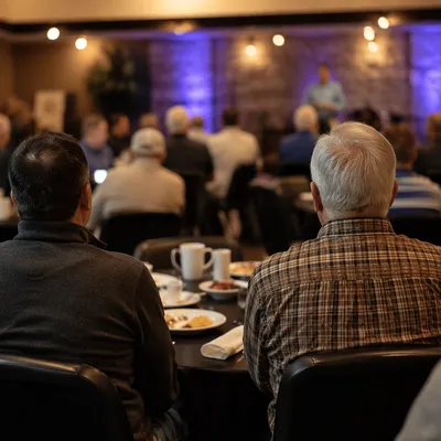 Mens Breakfast Fellowship in Church Hall