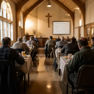 Mens Breakfast Fellowship in Church Hall
