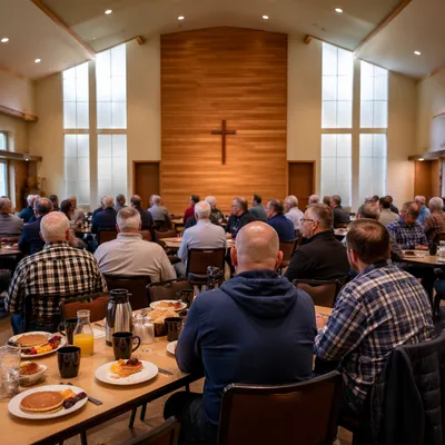 Mens Breakfast Fellowship in Church Hall