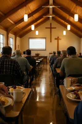 Mens Breakfast Fellowship in Church Hall