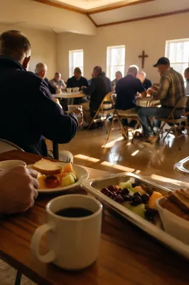 Mens Breakfast Fellowship in Church Hall