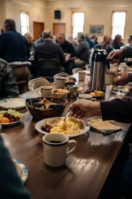 Mens Breakfast Fellowship in Church Hall