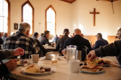 Men’s Breakfast Fellowship in Church Hall