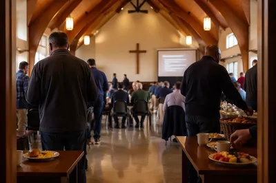 Mens Breakfast Fellowship in Church Hall