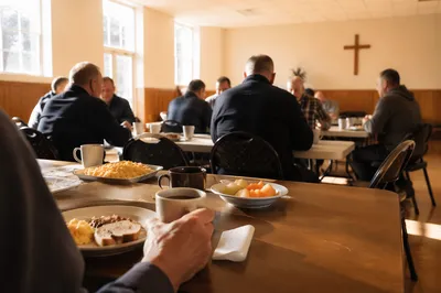 Mens Breakfast Fellowship in Church Hall