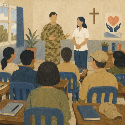 Church Support Meeting for Military Families
