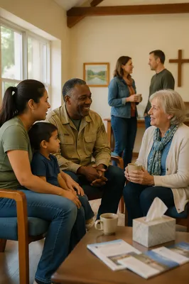 Church Support Gathering in Community Room