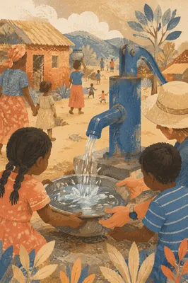 Mission Village Well Water Blessing