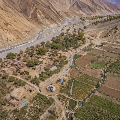 Aerial Mission Village Well Water Project