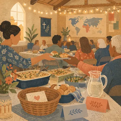 Mission Support Church Dinner Fellowship Hall