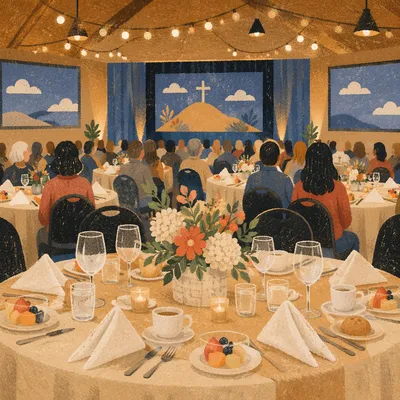 Mission Support Fundraiser Dinner in Church Hall