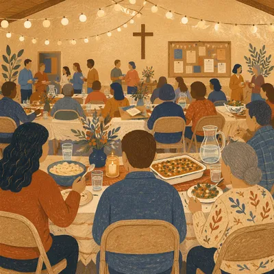 Mission Support Fundraiser Dinner in Church Hall