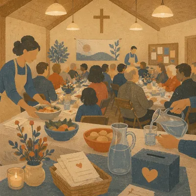 Warm Mission Fundraiser Dinner in Church Hall