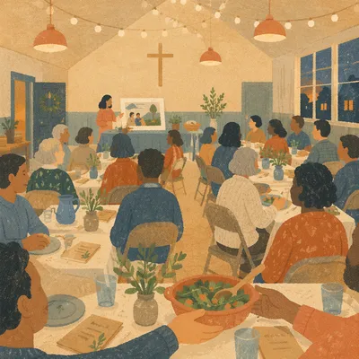 Mission Support Fundraiser Dinner in Church Hall