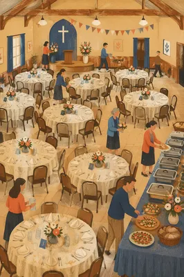 Mission Support Fundraiser Dinner in Church Hall