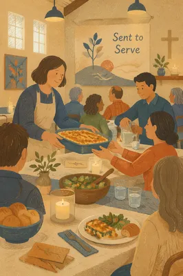 Mission Support Fundraiser Dinner in Church Hall