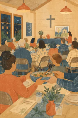 Mission Support Fundraiser Dinner in Church Hall