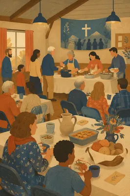 Mission Support Fundraiser Dinner in Church Hall