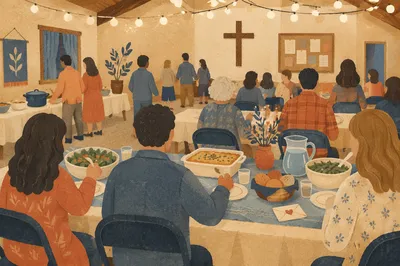 Mission Support Fundraiser Dinner in Church Hall
