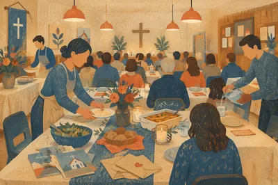 Mission Support Fundraiser Dinner in Church Hall