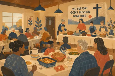 Mission Support Fundraiser Dinner in Church Hall